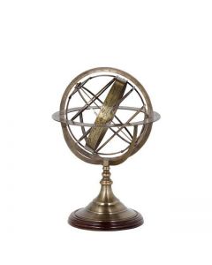Small Brass Globe