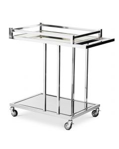 Beverly Hills Stainless Steel Trolley