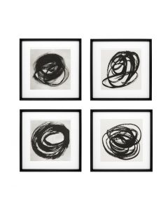 Black & White Collection Prints - Set of 4