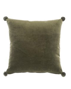 Lacombe Green Velvet Pillow - 60 x 60cm