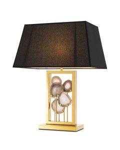 Margiela Gold & Agate Stone Table Lamp
