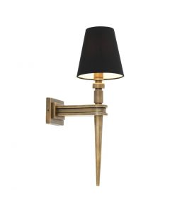 Waterloo Brass Single Wall Lamp
