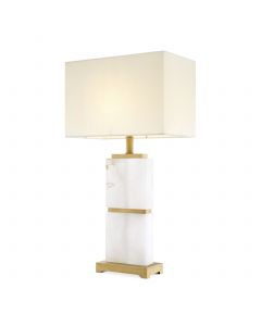 Robbins Brass & Alabaster Table Lamp