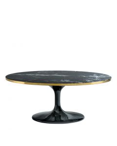 Eichholtz Parme Oval Black Coffee Table