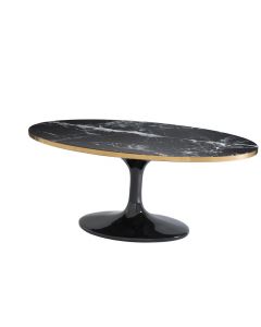 Eichholtz Parme Oval Black Coffee Table