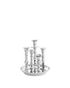 Rosella Silver Candle Holder