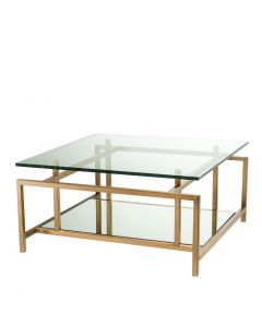 Superia Brushed Brass Coffee Table