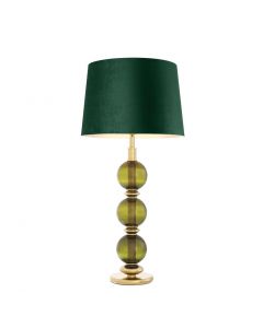 Fondoro Green & Gold Table Lamp