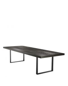 Melchior Large Charcoal Oak Dining Table