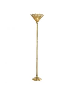 Kon Tiki Brass Floor Lamp