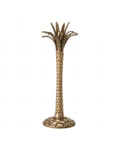 Palm Desert Vintage Brass Candle Holder