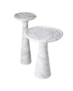 Pompano Carrera Marble High Side Table
