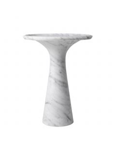 Pompano Carrera Marble Low Side Table