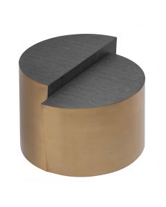 Riviera Brushed Brass Side Table