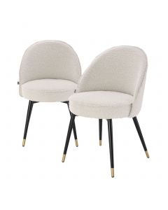 Cooper Boucle Cream Dining Chair - Set of 2