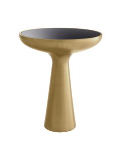Lindos Brushed Brass Low Side Table 