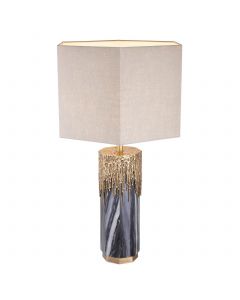 Miller Grey Marble Table Lamp
