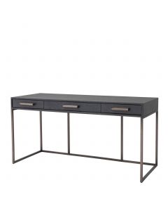 Larsen Charcoal Grey Oak Desk 