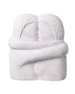 Love Couple White Marble Object 