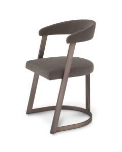 Dexter Abrasia Grey Brown Dining Chair 