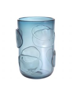 Valerio Large Blue Glass Vase
