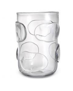 Valerio Large Clear Glass Vase
