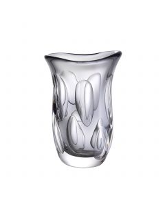 Matteo Small Grey Glass Vase