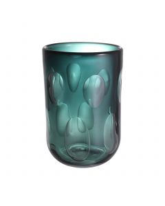 Nino Large Green Glass Vase