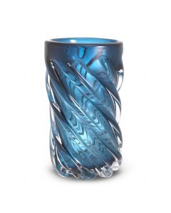 Angelito Large Blue Glass Vase