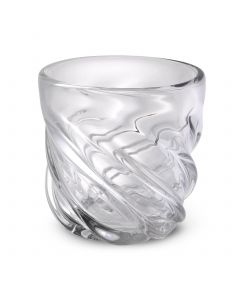 Angelito Small Clear Glass Vase