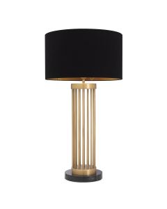 Condo Antique Brass Table Lamp