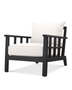 Cap-Ferrat Black Arm Chair