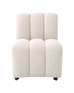 Kelly Boucle Cream Dining Chair 