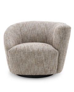 Colin Mademoiselle Beige Swivel Chair - Right