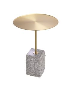 Cole Grey Marble Side Table