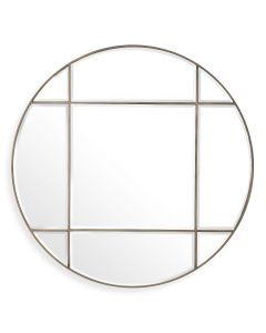 Beaumont Round Brass Mirror