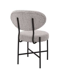 Vicq Boucle Grey Dining Chair - Set of 2