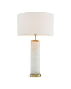 Lxry  Alabaster Table Lamp 