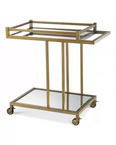 Beverly Hills Brushed Brass Trolley