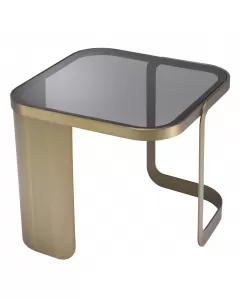 Numa Brushed Brass Side Table