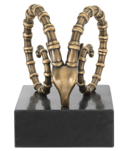 Ibex Brass Bookend - Set of 2