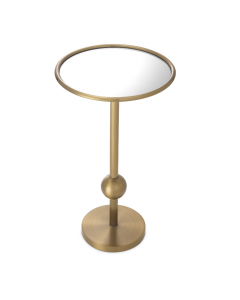 Narciso Antique Brass Side Table 