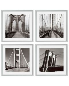 New York Bridges Prints - Set of 4 