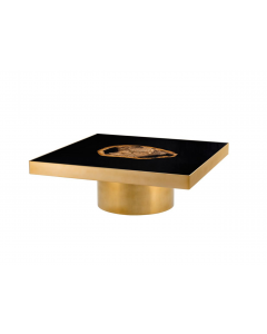 Villiers Matte Gold Coffee Table