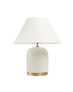 Savona White Ceramic Table Lamp