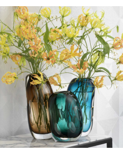Sianni Medium Blue Glass Vase