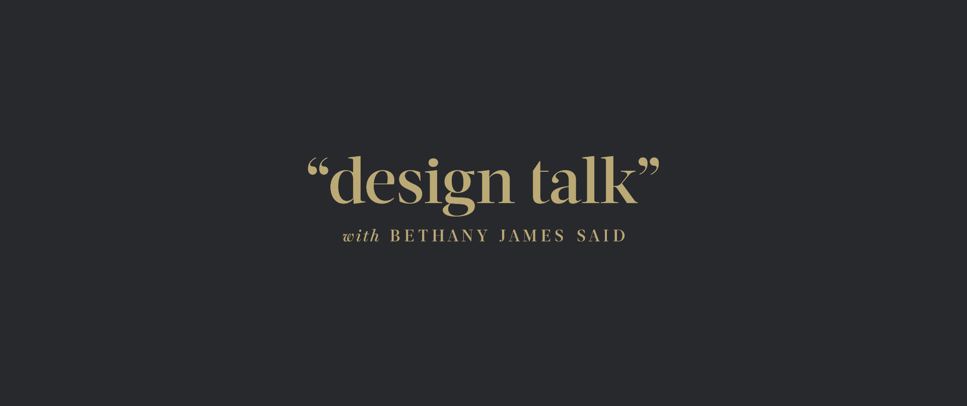 Design Talk Podcast - Subscribe Now